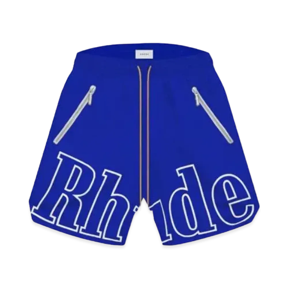 RHUDE RH Logo Shorts "Blue"