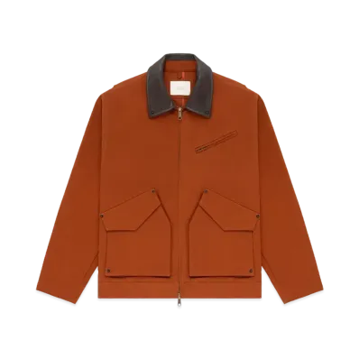 Aime Leon Dore Canvas Flight Jacket "Orange"