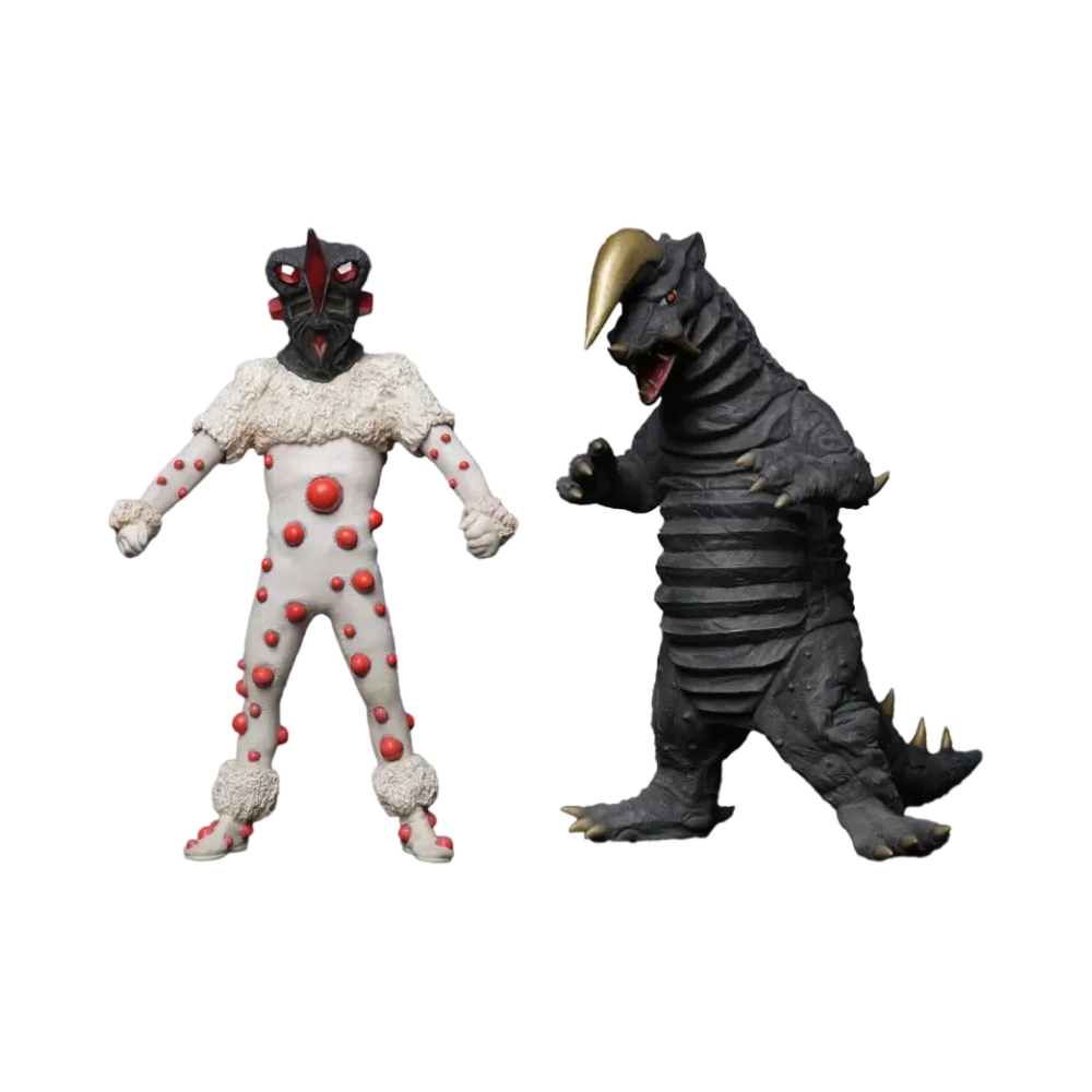 XPLUS "Daikaiju series" -Return of Ultraman- Alien Nackle & Black King Fighting Battle Color Ver.