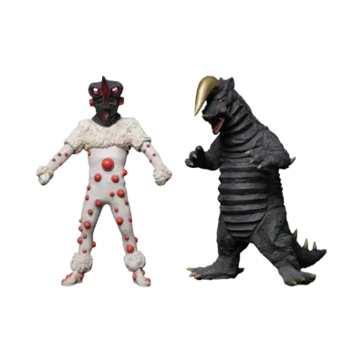 XPLUS "Daikaiju series" -Return of Ultraman- Alien Nackle & Black King Fighting Battle Color Ver.