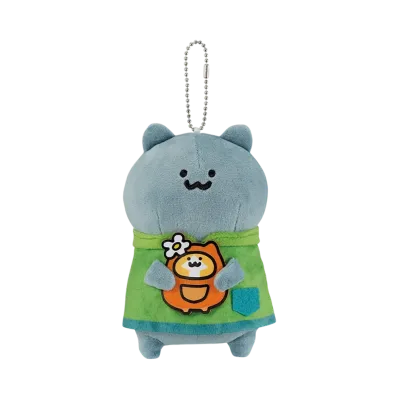 BANDAI "Ichiban Kuji" -Stationery ~Obungu to Issho~- C Prize Rainy Day Plush Mascot Neko san
