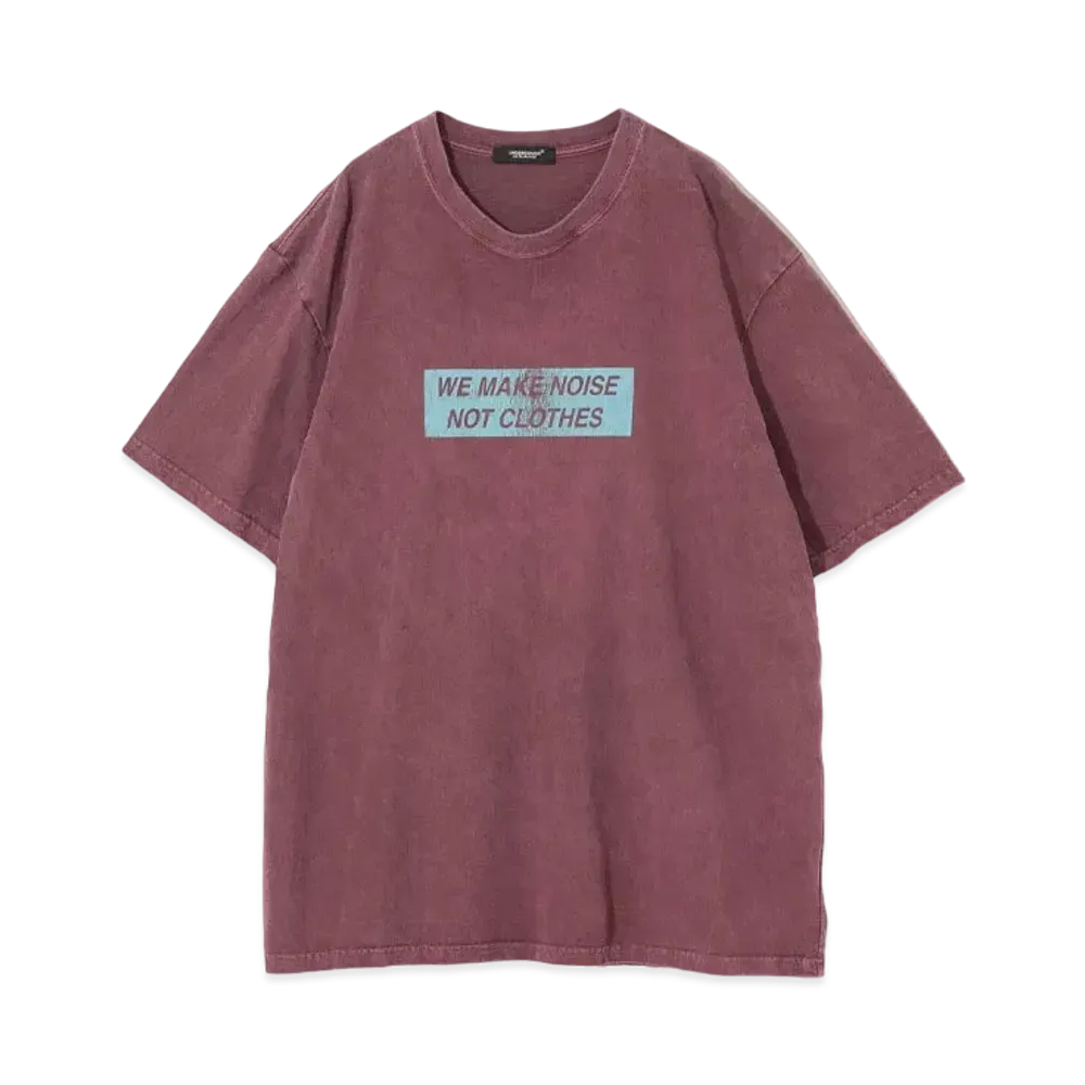 UNDERCOVER Cotton T-Shirt "Bordeaux"