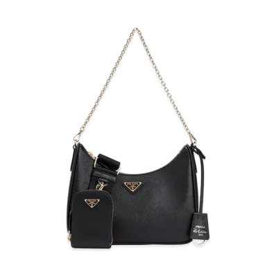 PRADA Women's 'Re-Edition 2005' Shoulder Bag "Black"