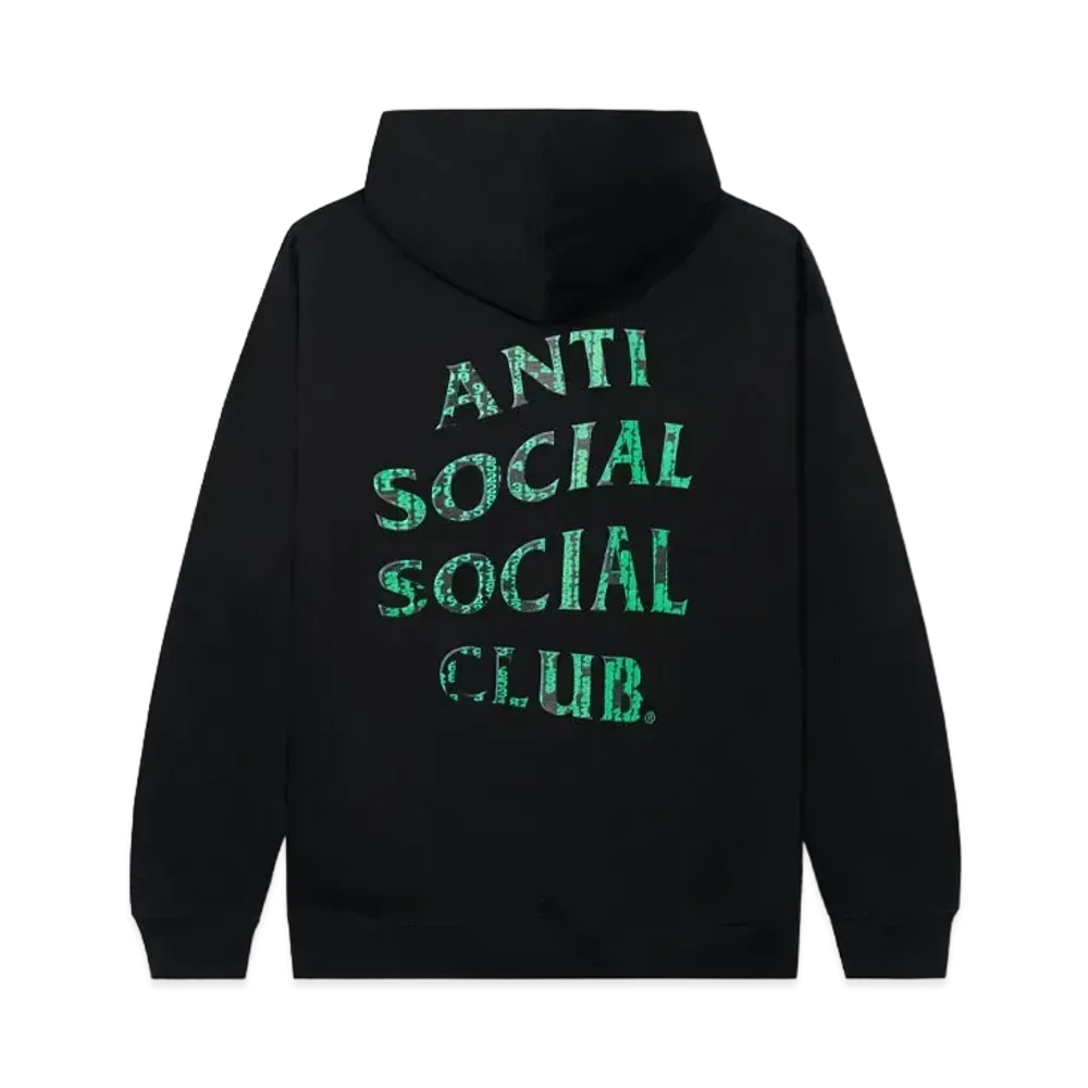ANTI SOCIAL SOCIAL CLUB SS22 Glitch Hoodie "Black"