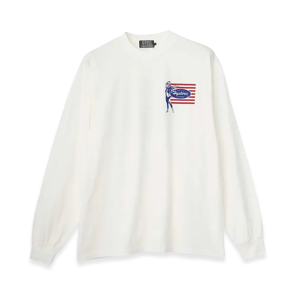 HYSTERIC GLAMOUR Nasty Union Tee "White"