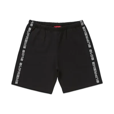 Supreme Topline Sweatshort "Black"