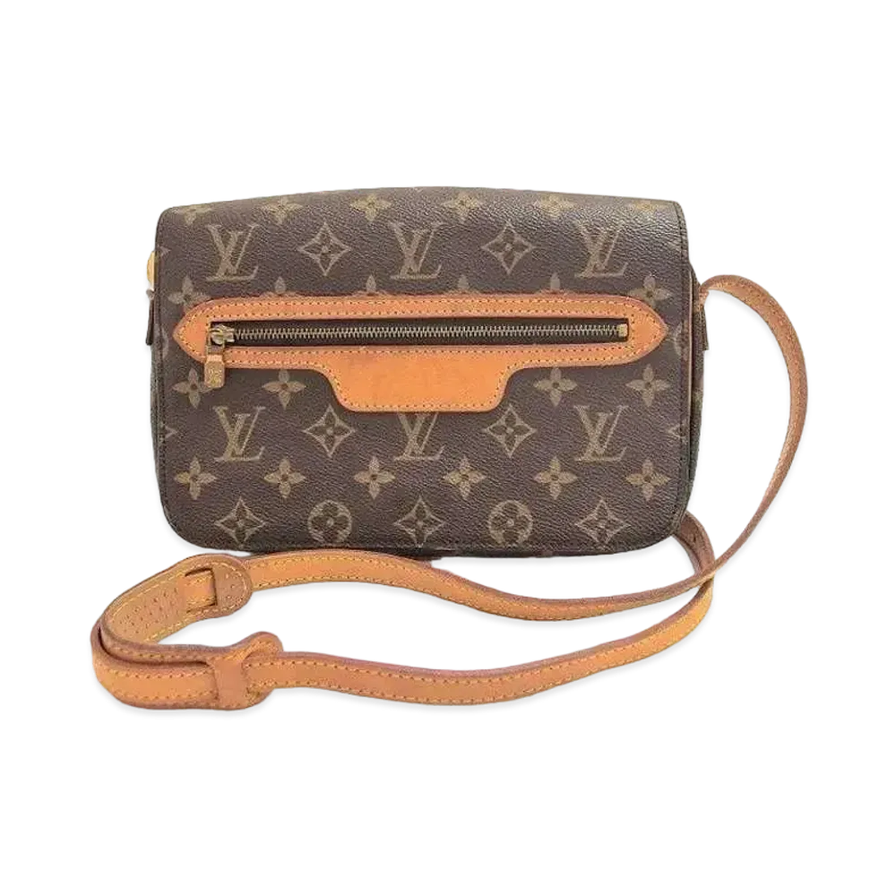 Louis Vuitton Saint Germain 24 Monogram Shoulder Bag "Brown"