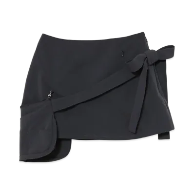 THEREDTHREAD G Tech Pouch Skirt Mini "Gray"