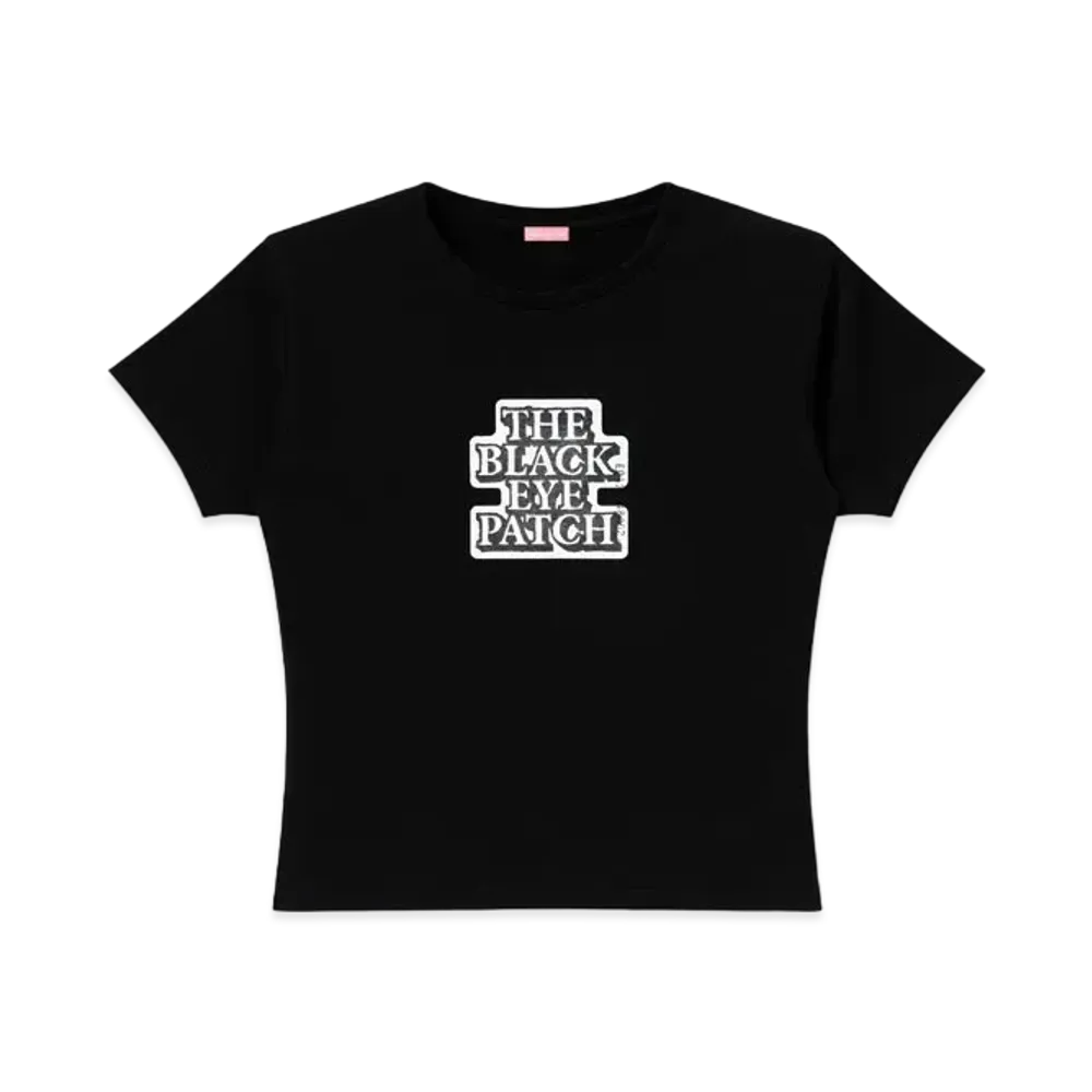 Black Eye Patch OG Baby Tee "Black"