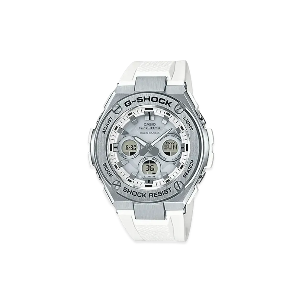 Casio G-Shock G 17A G-Steel Analog-Digital Radio Solar M "White/Comb"