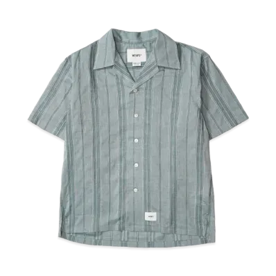 WTAPS Frio 02 / SS / Cotton. Dobby. Textile "Green"