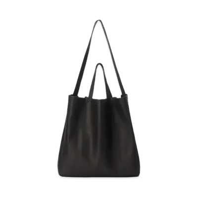 Aeta Double Faced Shoulder Tote L "Black"