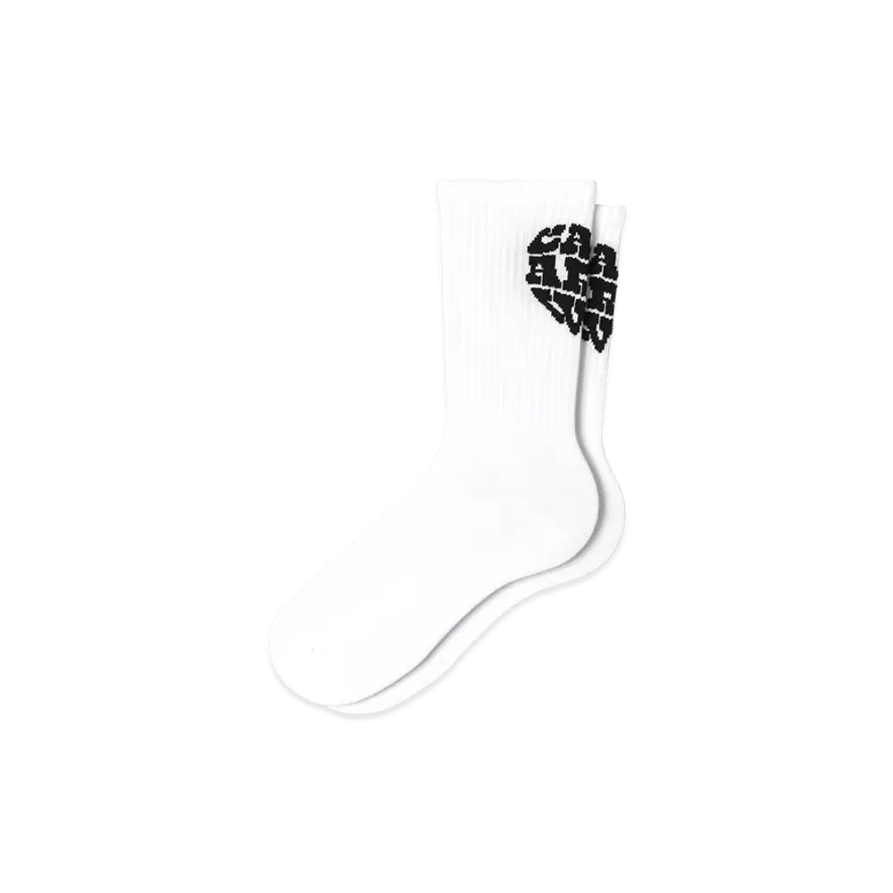Carhartt WIP Heartbreaker Socks "White Black"