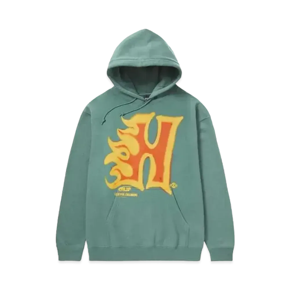 HUF Spring 24 Heat Wave Hoodie "Sage"