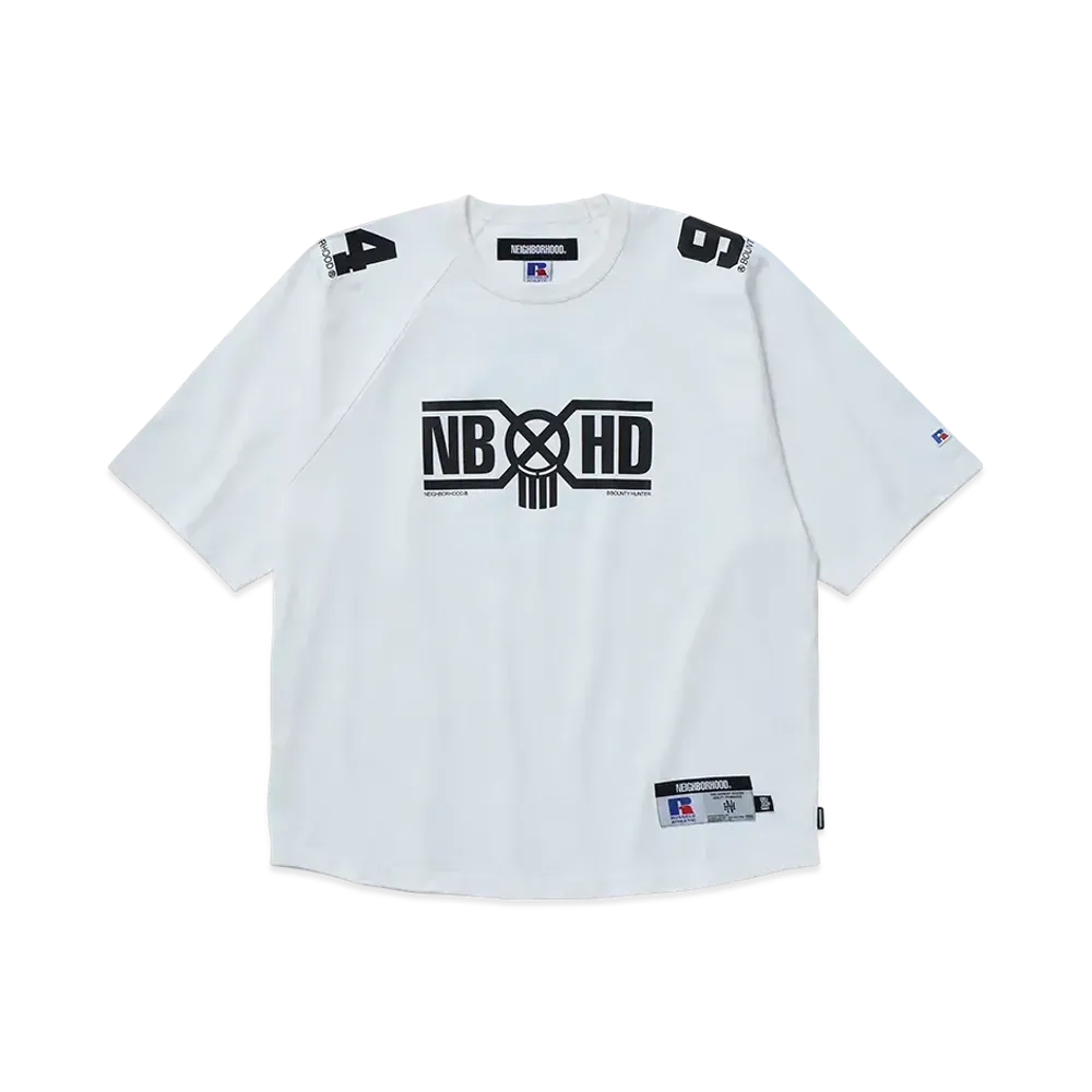 NEIGHBORHOOD x BOUNTY HUNTER x RUSSELL ATHLETIC Crewneck SS "White"