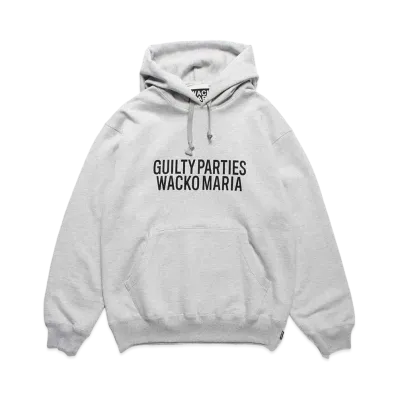 WACKO MARIA Heavy Weight Pullover Hooded Sweat Shirt "Gray"
