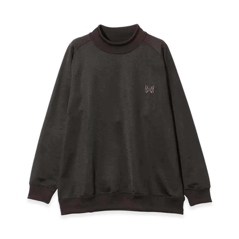 NEEDLES Mock Neck Shirt - Bright Jersey "Black"