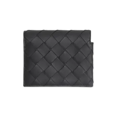 Bottega Veneta Multifold Wallet "Nero"