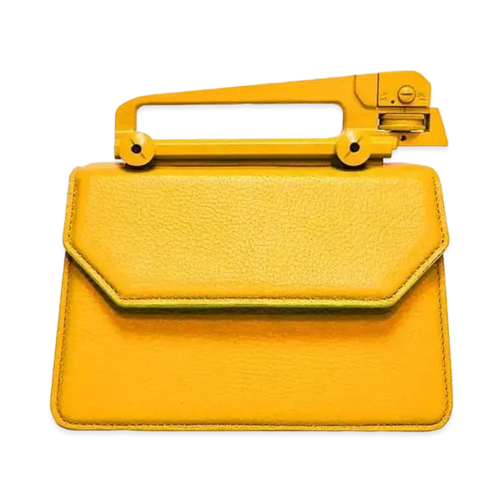 GANIKAWA GIB-01 HAND BAG(L) "YELLOW"