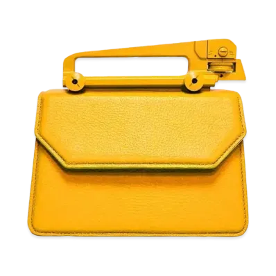 GANIKAWA GIB-01 HAND BAG(L) "YELLOW"
