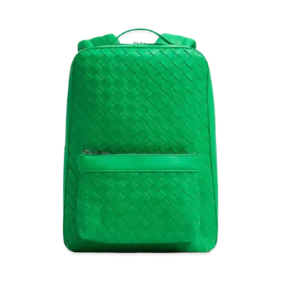 Bottega Veneta Small Classic Intrecciato Backpack "Parakeet"