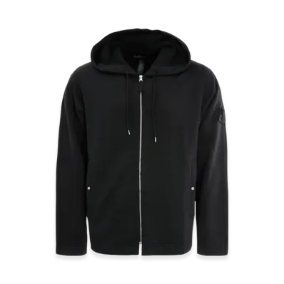 Stone Island Shadow Project 60119 Cotton Lyocell Fleece Full Zip Hooded Sweatshirt - 22SS "Black"