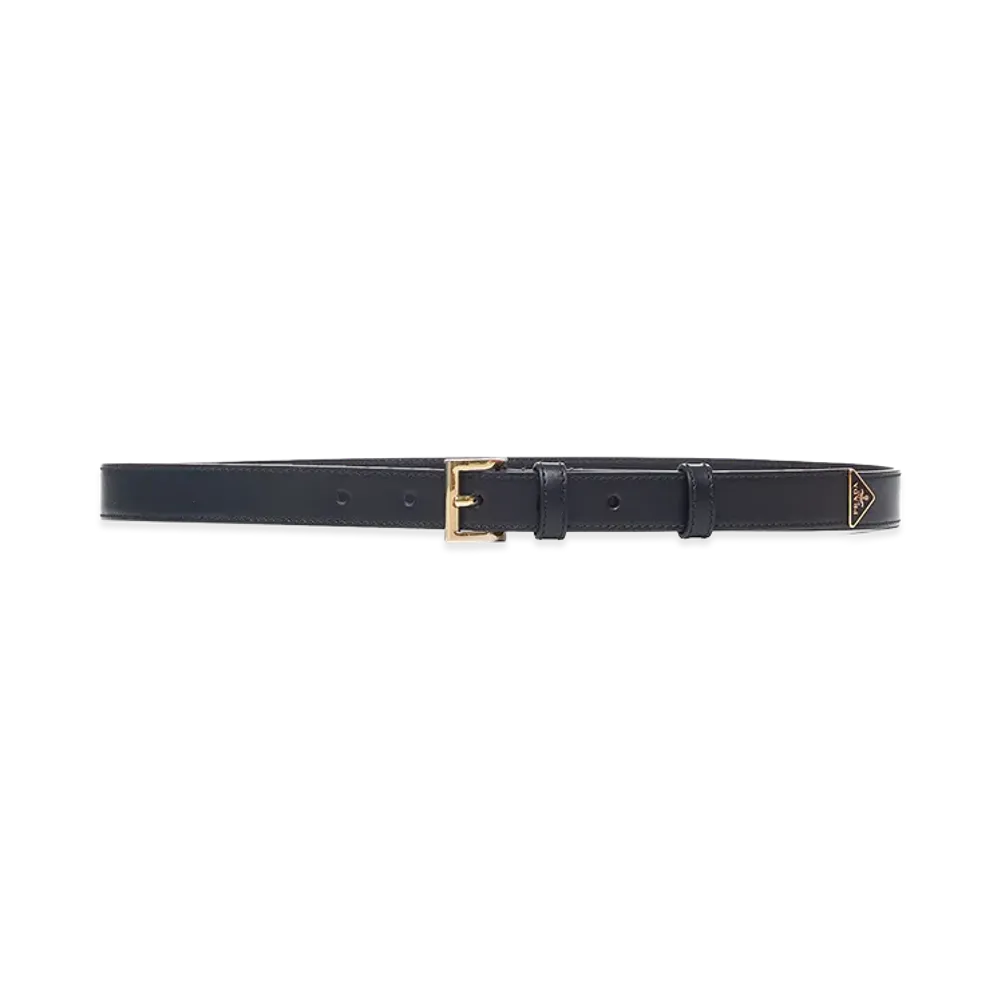 PRADA Women's Leather Belt "Black"