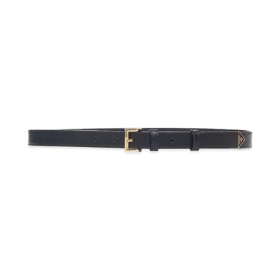 PRADA Women's Leather Belt "Black"