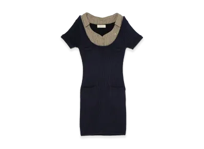 ANDMARY Women's Nina Stripe Shirt Mini Dress "Navy"