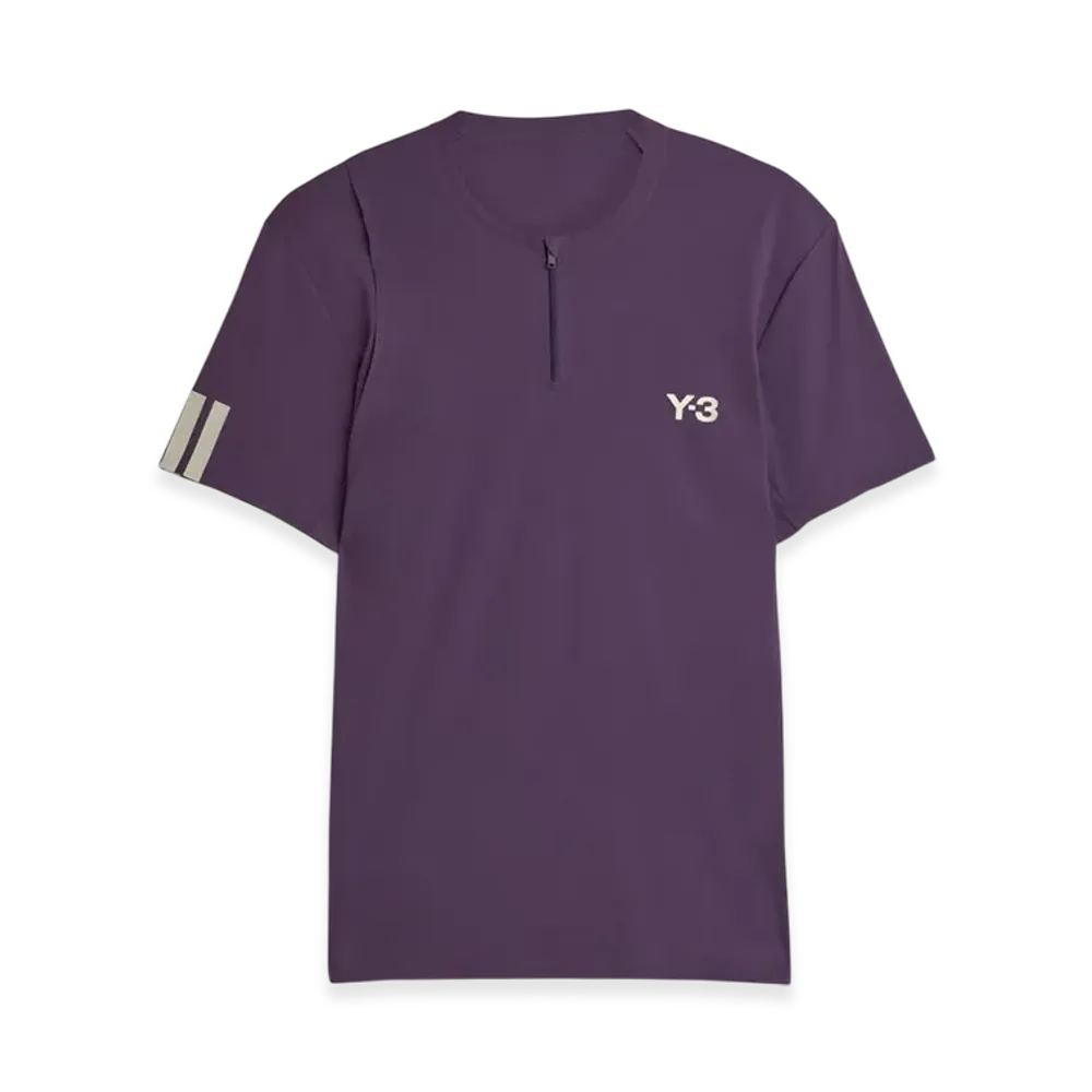 Y-3 Tennis Pro FreeLift Zip Tee "Aurora Plum"