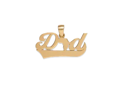 DENIM TEARS Dad Pendant "Gold"