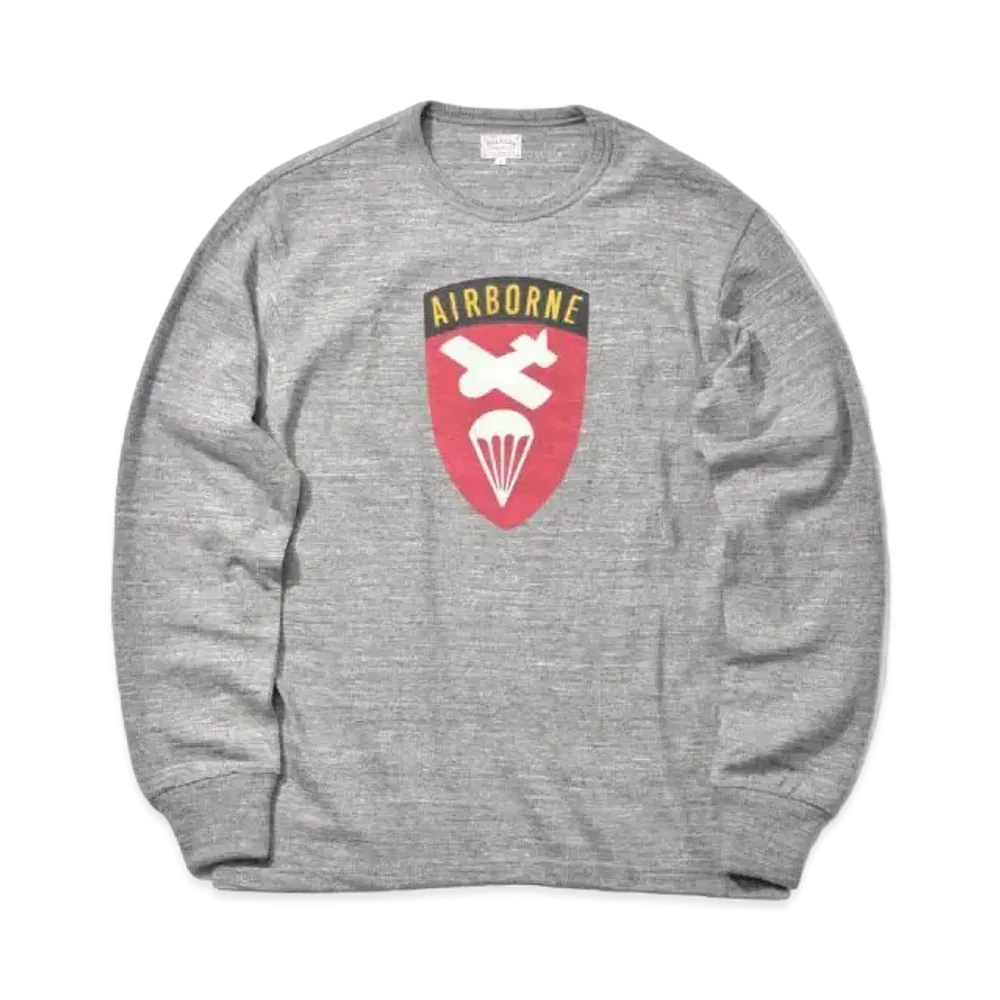 THE REAL McCOY'S Athletic L/S Tee / Airborne "Grey"