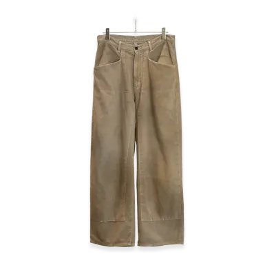 ANCELLM C/R Duck Doubleknee Pants "Greige"