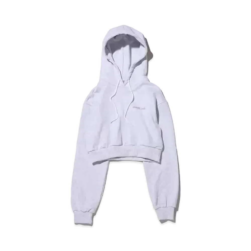 atmos pink Logo Short Hoodie "Gray"