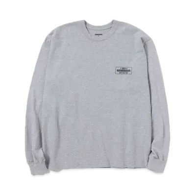 NEIGHBORHOOD NH Tee-1 LS . CO "Gray"
