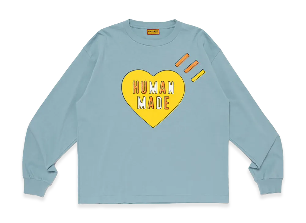 HUMAN MADE Graphic L/S T-Shirt "Blue"