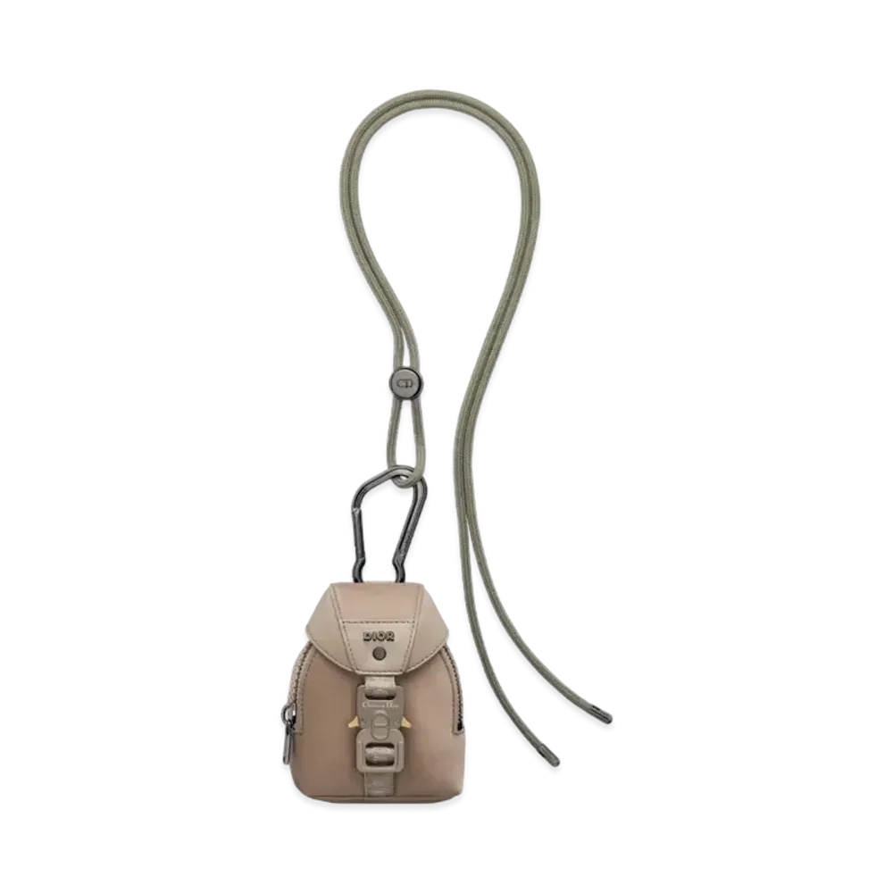 Dior Nano Dior Cobra Backpack Upcycled Nylon "Brown"
