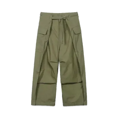 ANREALAGE WRAP CARGO PANTS "KHAKI"