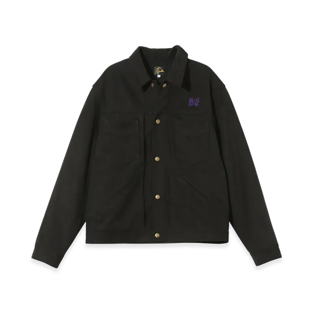 NEEDLES Penny Jean Jacket - Synthetic Suede "Black"