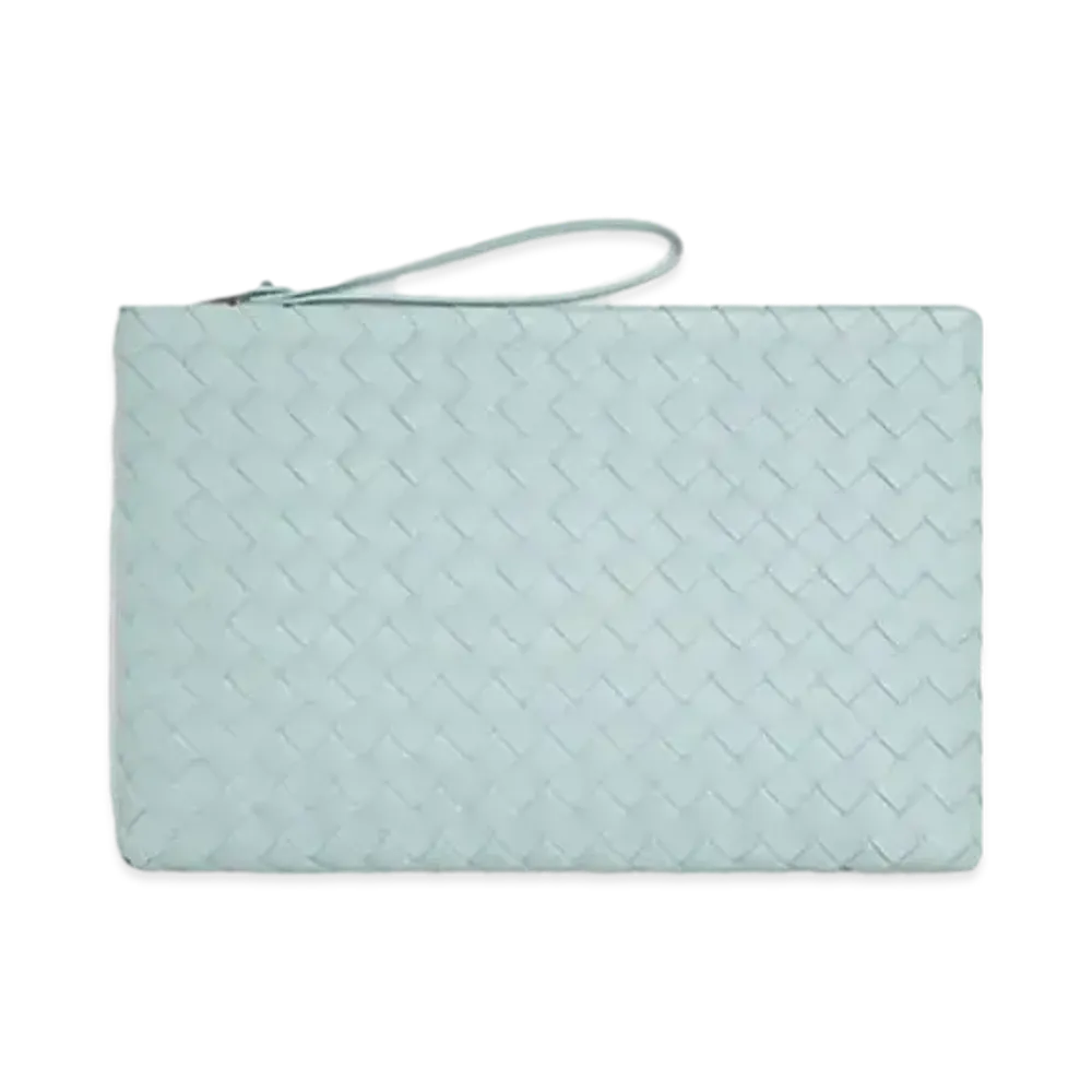 Bottega Veneta Clutch Bag "Teal Washed"