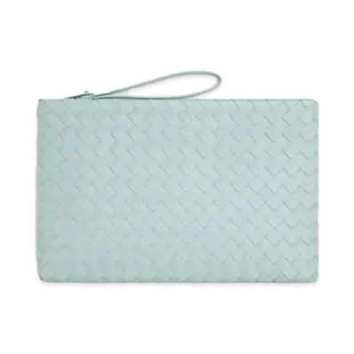 Bottega Veneta Clutch Bag "Teal Washed"