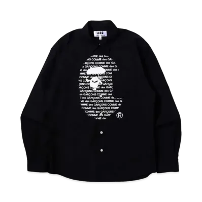 A BATHING APE x CDG OSAKA SHIRT "Black"