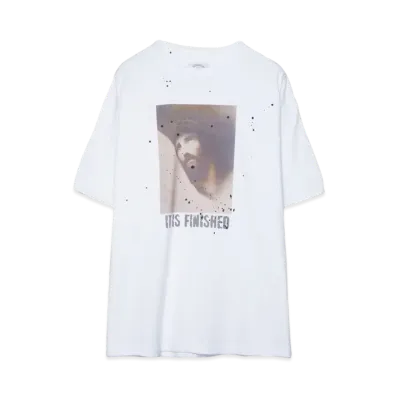 SOMEIT FINISHED VINTAGE TEE "WHITE"