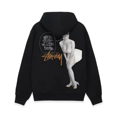 Stussy Skate Tough Zip Hoodie "Black"