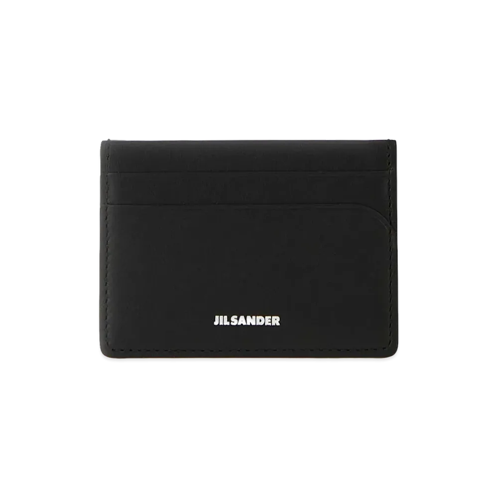 Jil Sander Leather Card Holder "Black"