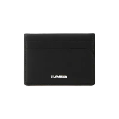 Jil Sander Leather Card Holder "Black"