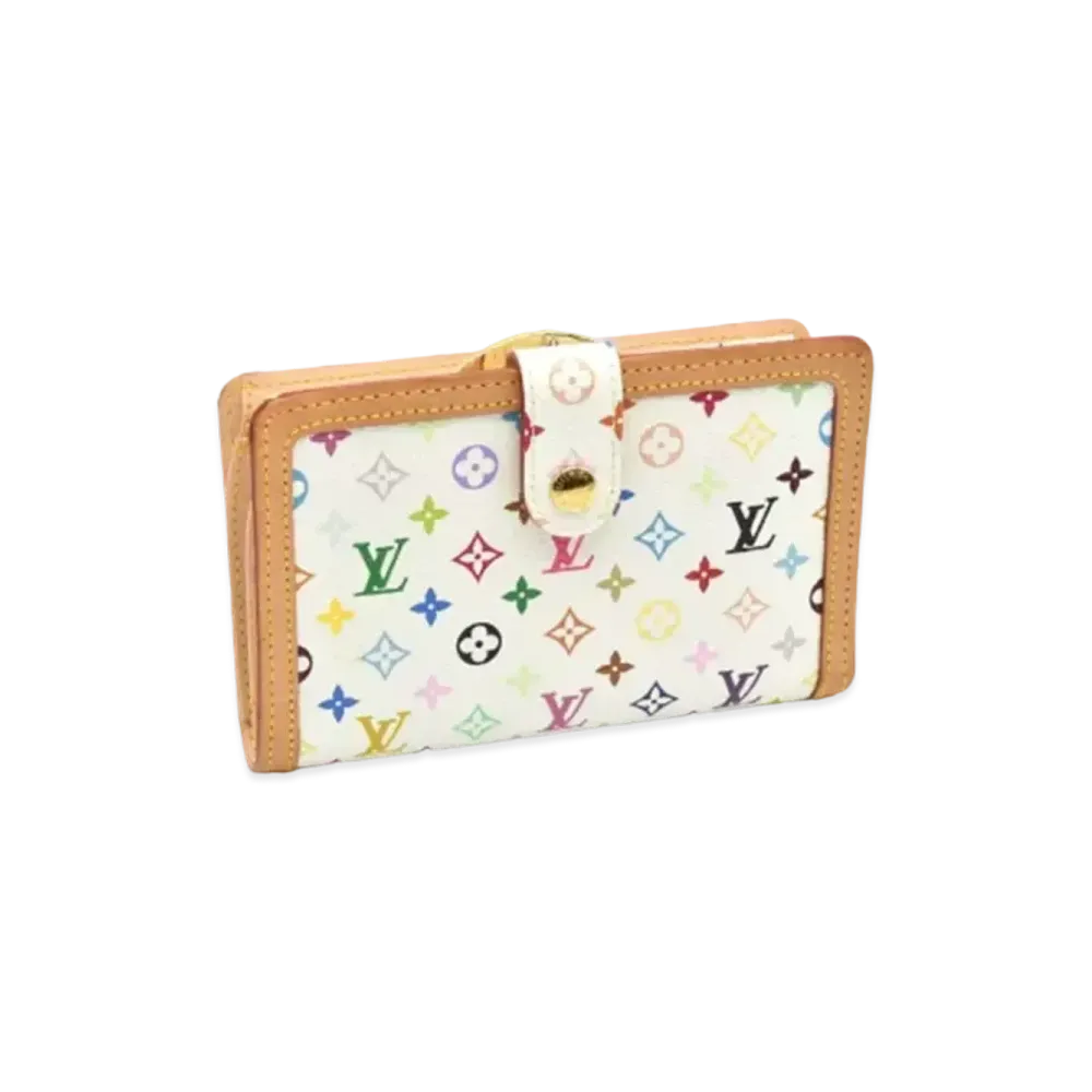 Louis Vuitton Viennois Wallet Monogram Multicolor "Blanc"
