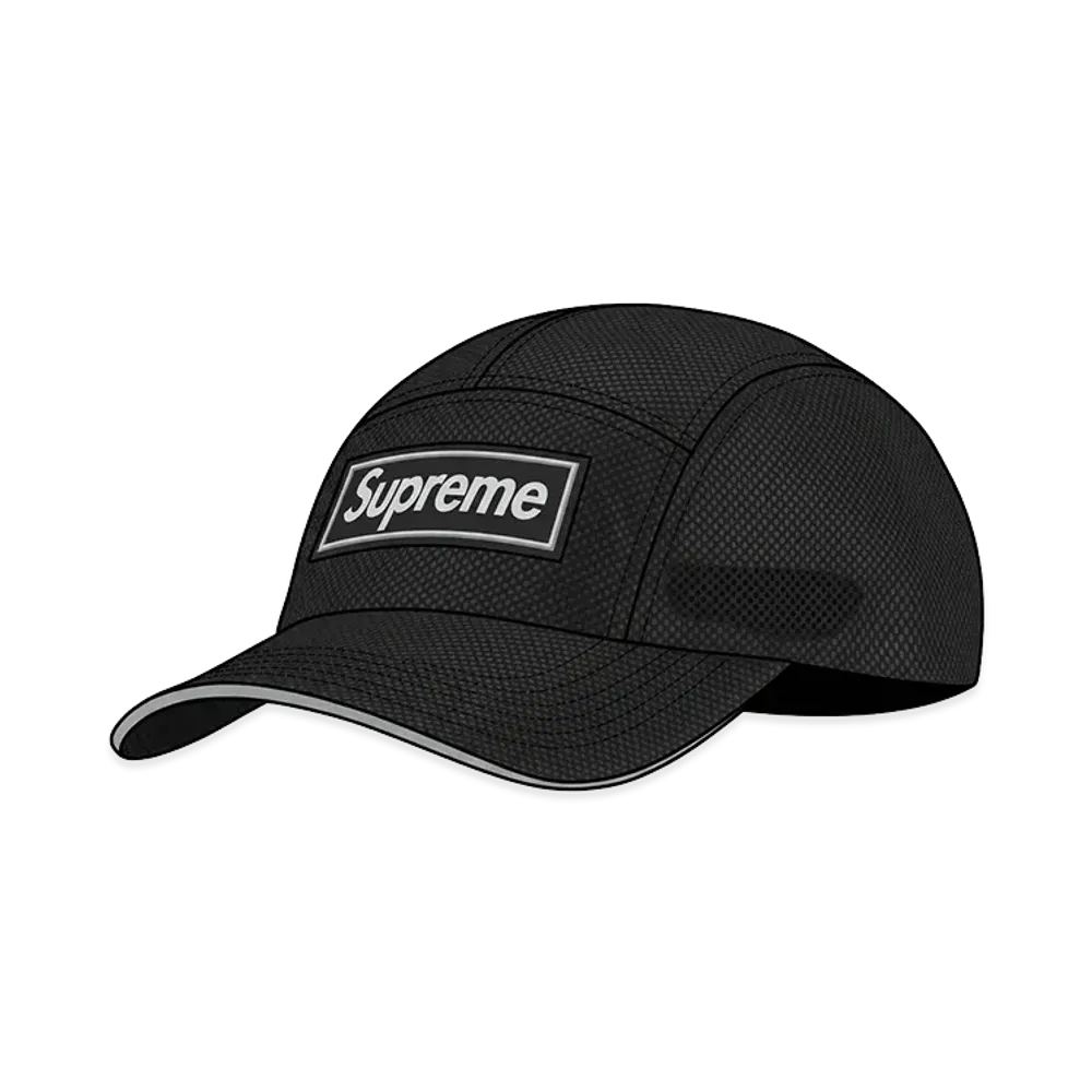 Supreme Metallic Mesh Camp Cap "Black"