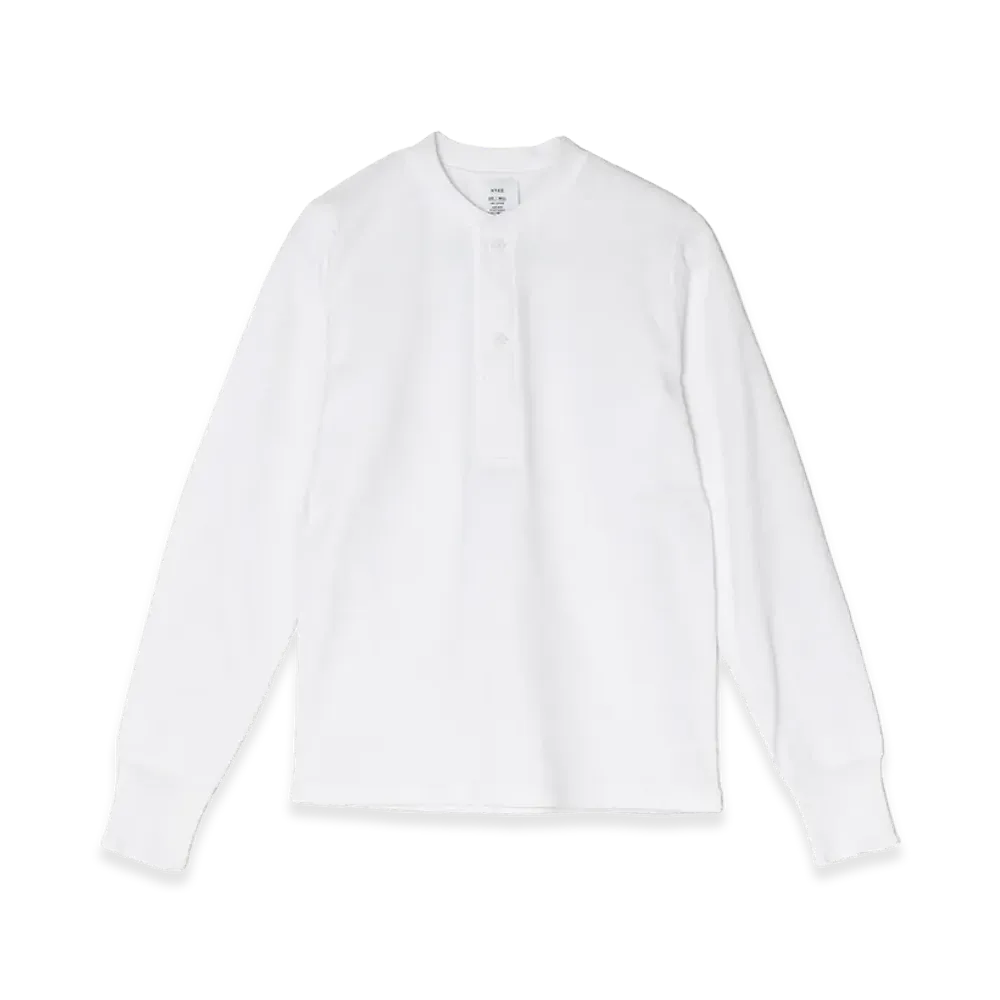 HYKE Women's Henry Neck Shirt "White"
