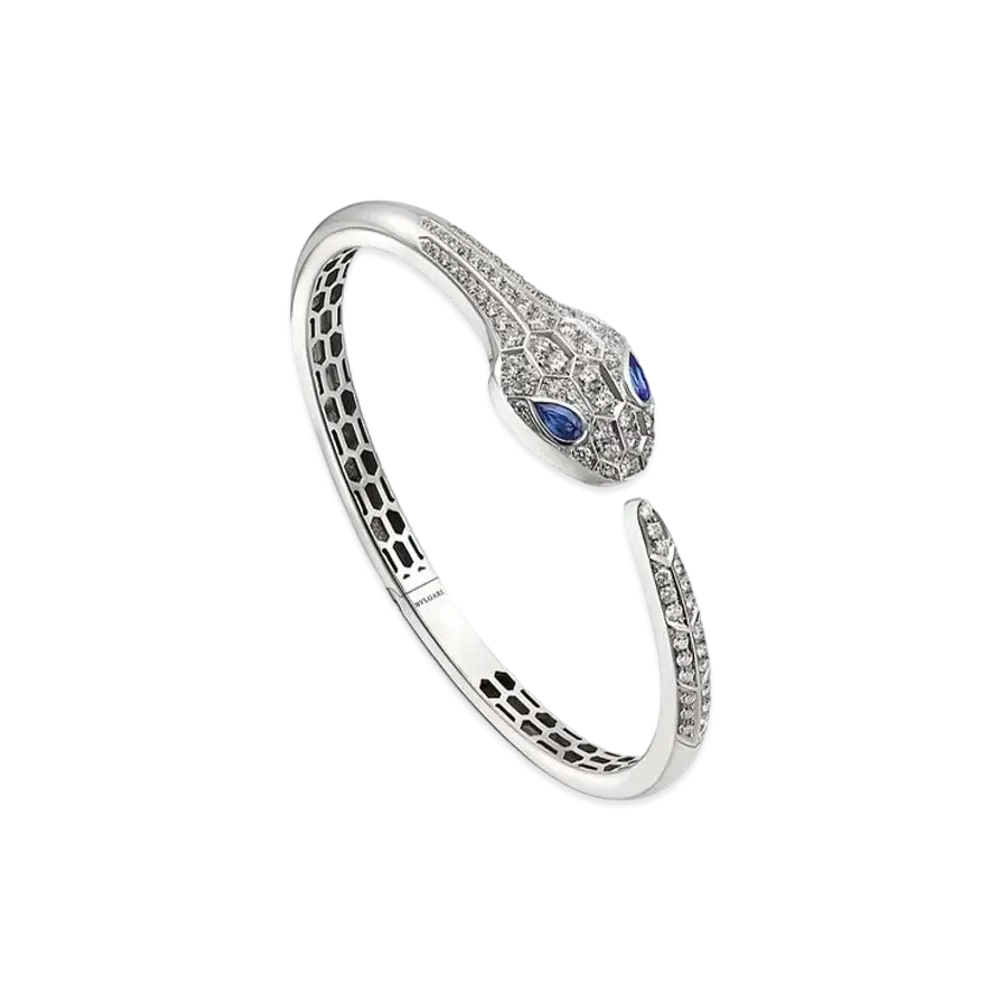 BVLGARI Serpenti Seduttori Bracelet Sapphire "Blue/White Gold"